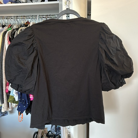 H&M x Johanne Ortiz puff sleeve top - Picture 2 of 2